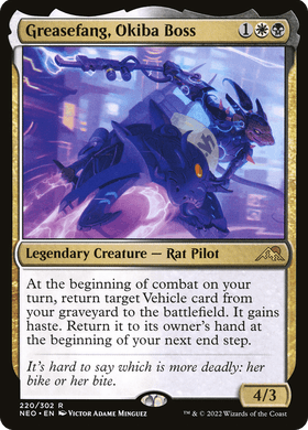 Greasefang, Okiba Boss