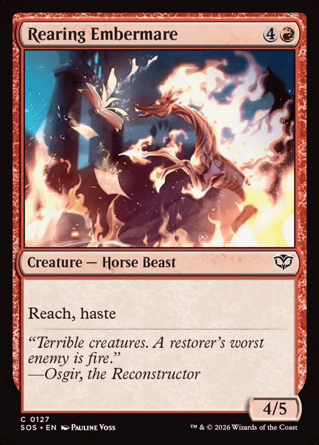Rearing Embermare