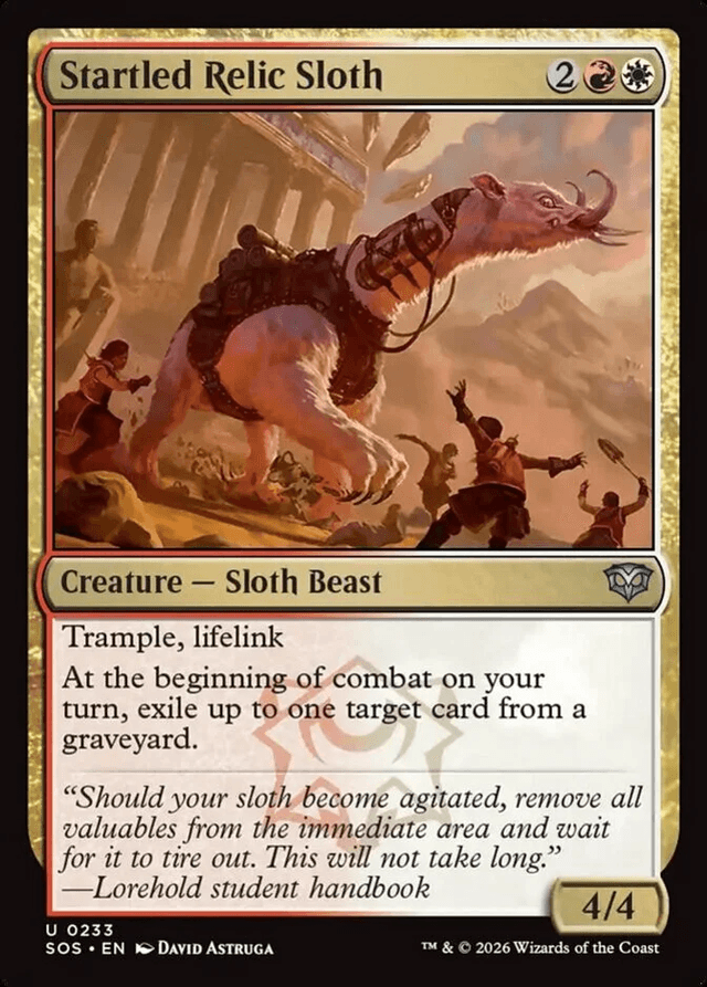 Starled Relic Sloth