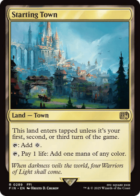 Starting Town
