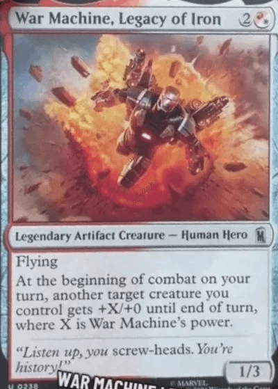 War Machine, Legacy of Iron